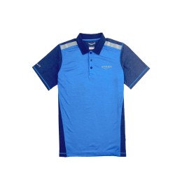 Customized short sleeve polo shirt with front and back color collision color collar men's polo Shirt shoulder strap reflective belt design 3 button design  Cationic yin and yang yarn laser cutting LOGO  P1456 Customized short sleeve polo shirt with front and back color collision color collar men's polo Shirt shoulder strap reflective belt design 3 button design  Cationic yin and yang yarn laser cutting LOGO  P1456